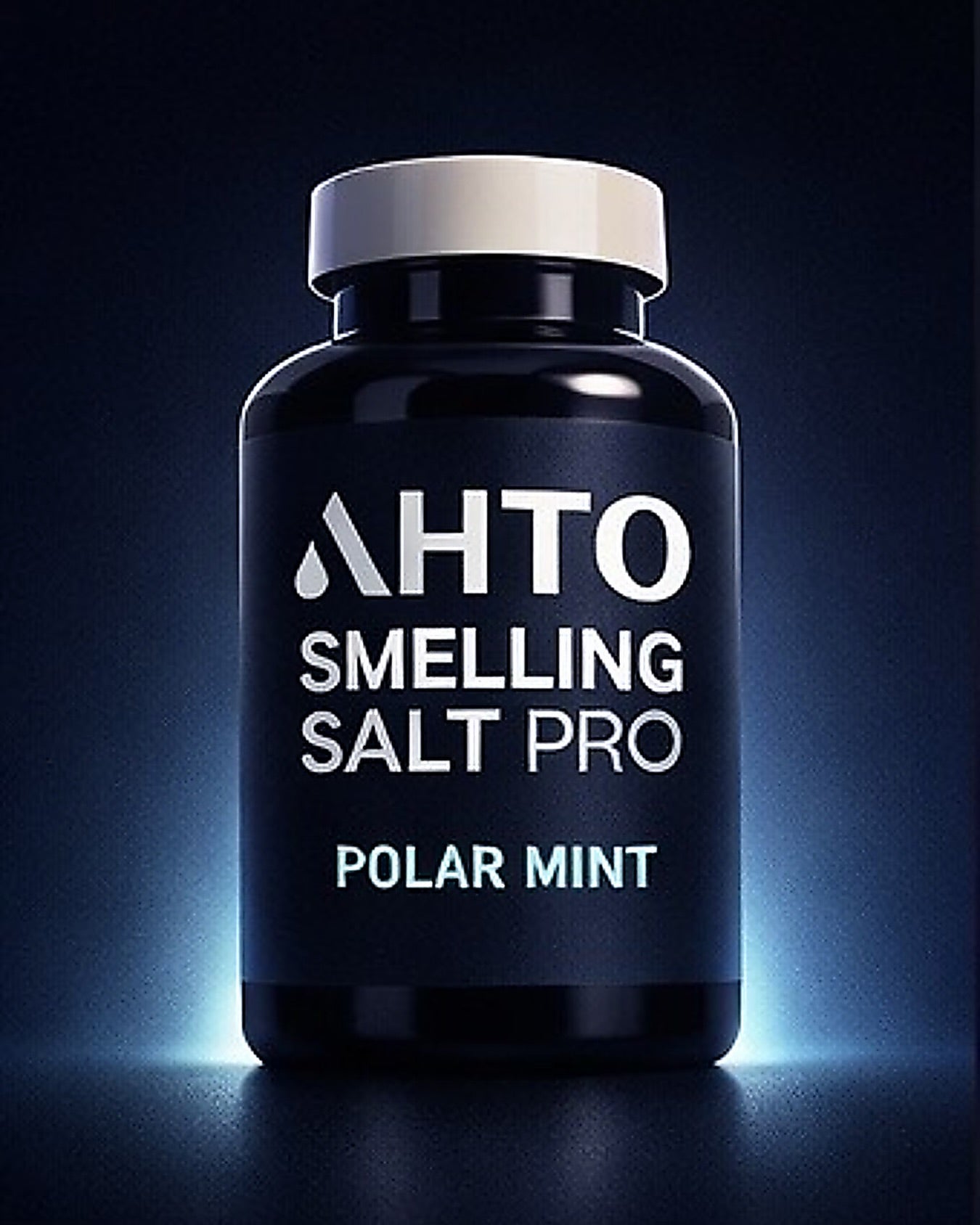 AHTO Smelling Salt PRO Polar Mint | Strong Mint Ammonia Inhalant for Gym & Powerlifting — Long Lasting Cooling Smelling Salts