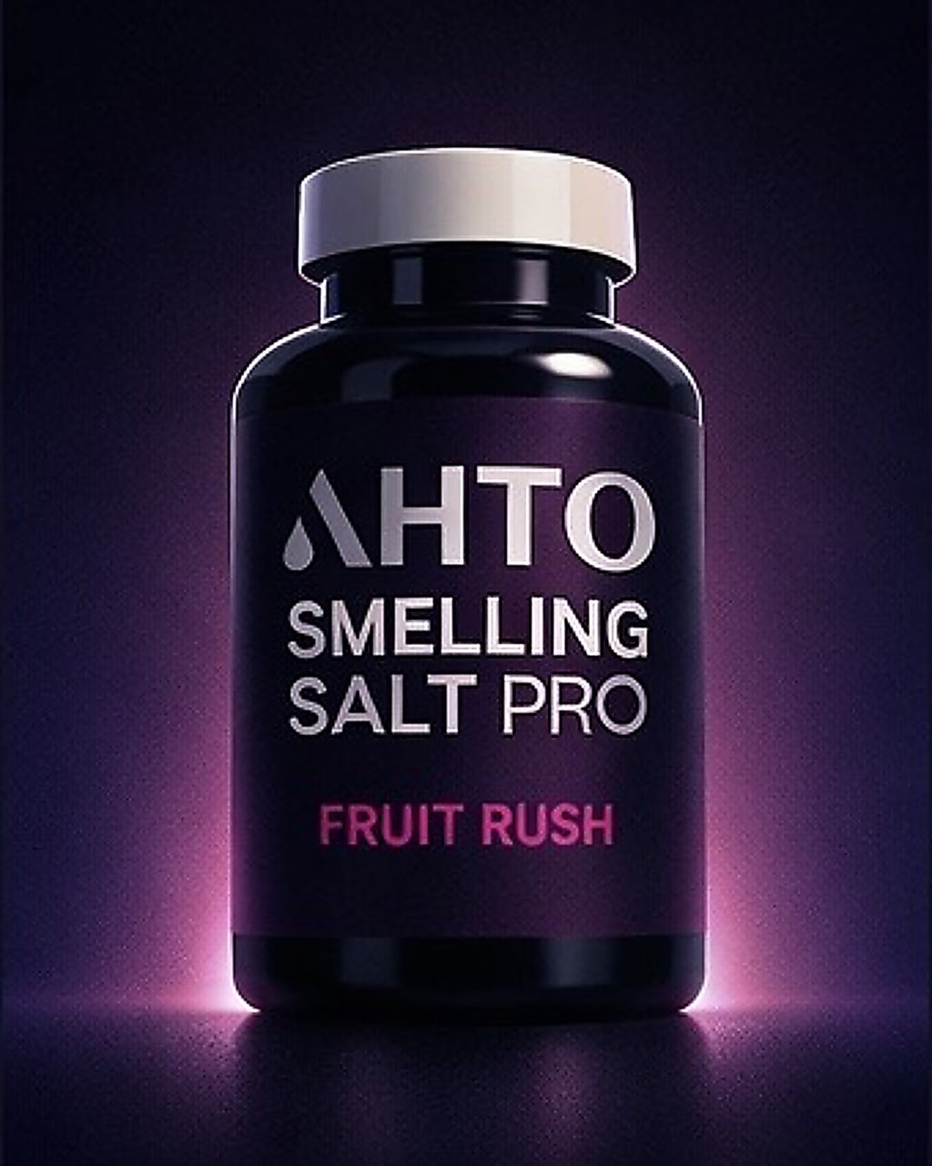 AHTO Smelling Salt PRO Fruit Rush | Strong Scented Ammonia Inhalant for Gym & Powerlifting — Long Lasting Fruity Smelling Salts